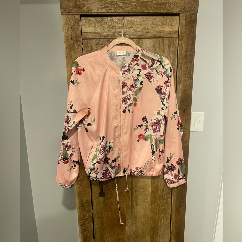 Floral Bomber Jacket